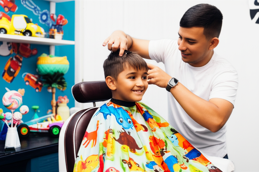 Kids haircut service