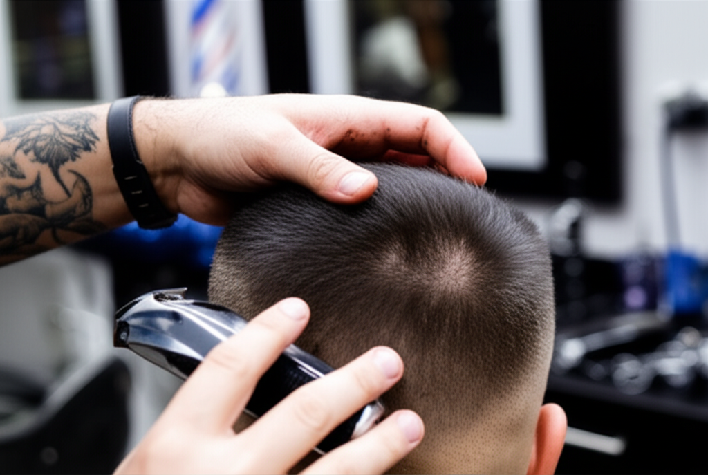 Skin fade technique