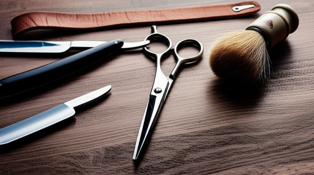 Traditional barbering tools